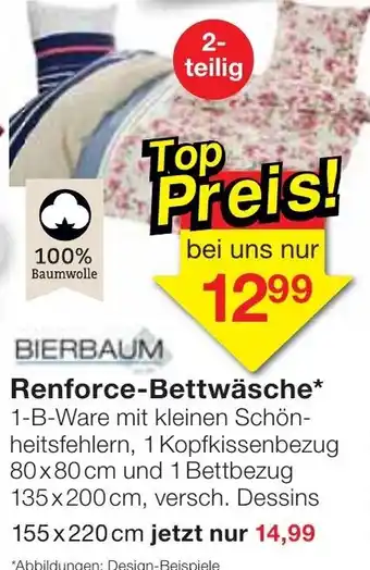 Jawoll Bierbaum Renforce Bettwäsche Angebot