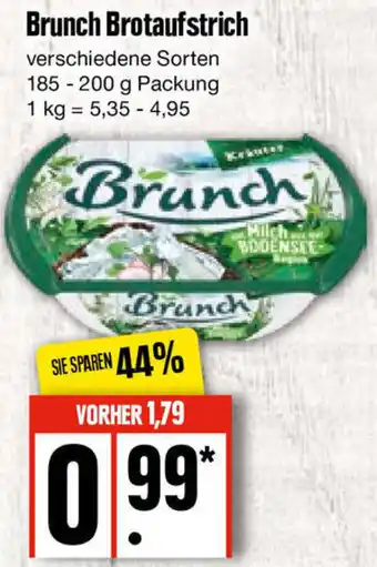 Edeka Brunch Brotaufstrich 185/200 g Packung Angebot