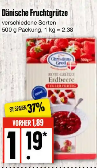 Edeka Dänische Fruchtgrütze 500 g Packung Angebot