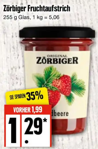 Edeka Zörbiger Fruchtaufstrich 255 g Glas Angebot