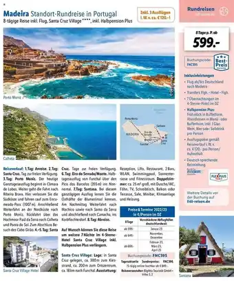 Lidl Reisen Madeira Standort-rundreise In Portugal Angebot