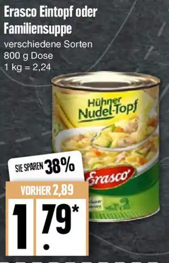 Edeka Erasco Eintopf oder Familiensuppe 800 g Dose Angebot