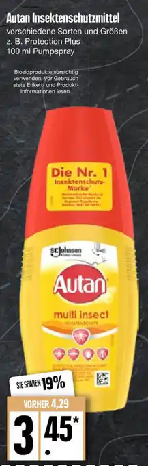 Edeka Autan Insektenschutzmittel 100 ml Angebot