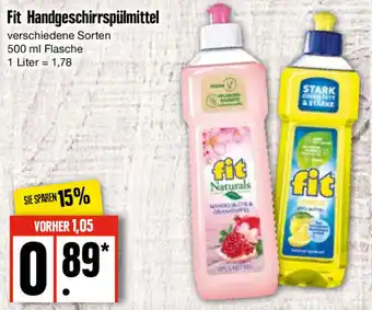 Edeka Fit Handgeschirrspülmittel 500 ml Flasche Angebot