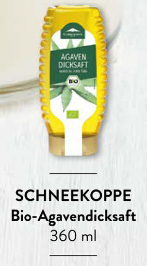 Schneekoppe Bio Agavendicksaft 360 ml Angebot bei Aldi Süd