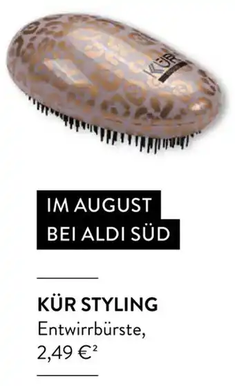 Aldi Süd Kür Styling Entwirrbürste Angebot