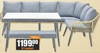 V Baumarkt Aluminium Dining Lounge Set Margriet 4-tlg. Angebot