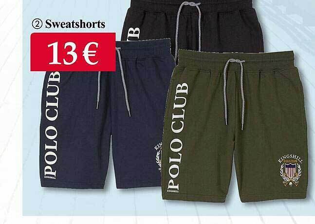 Kingshill Polo Club Sweatshorts Angebot bei Woolworth