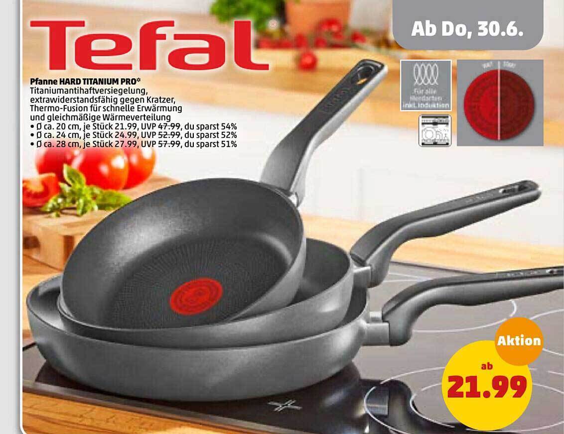 Tefal Pfanne Hard Titanium Pro Angebot Bei Penny 0093