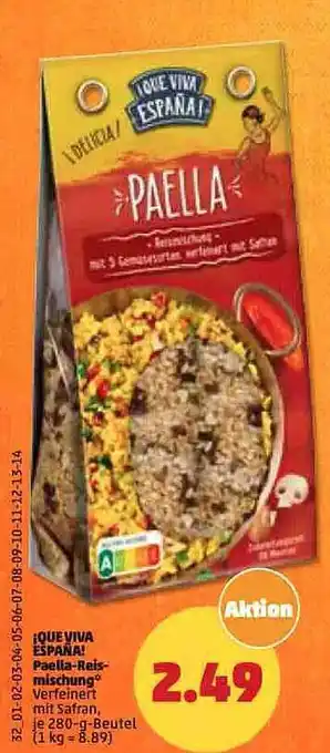 PENNY ¡que Viva España! Paella-reismischung Angebot