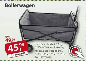 Sonderpreis Baumarkt Bollerwagen Angebot