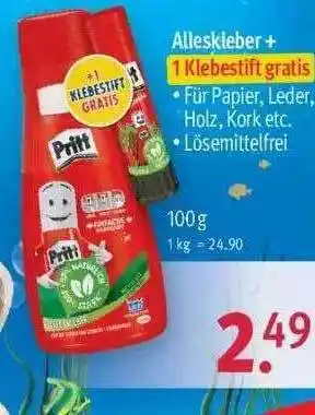 Rossmann Pritt Alleskleber Angebot