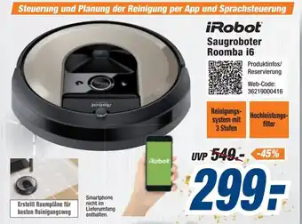 Expert iRobot Saugroboter Roomba i6 Angebot