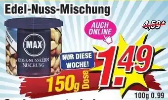 Wiglo Wunderland Edel Nuss Mischung 150g Dose Angebot