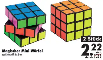 Mäc Geiz Magischer Mini Würfel 3 x 3 cm Angebot