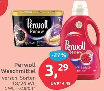 Budni Perwoll Waschmittel 18-24 WL Angebot