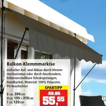 Thomas Philipps Balkon Klemmmarkise Angebot