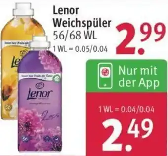 Rossmann Lenor Weichspüler 56/68 WL Angebot