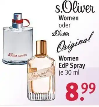 Rossmann s.Oliver Women oder Original Women EdP Spray 30 ml Angebot