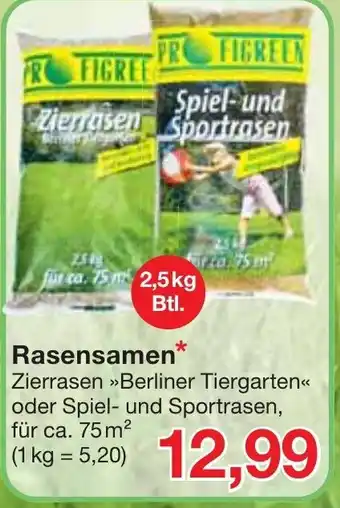 Jawoll Rasensamen Angebot