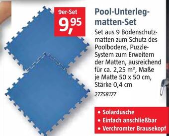 Bauhaus Pool-unterlegmatten-set Angebot