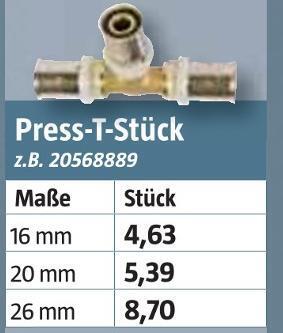 Bauhaus Press-t-stück Angebot