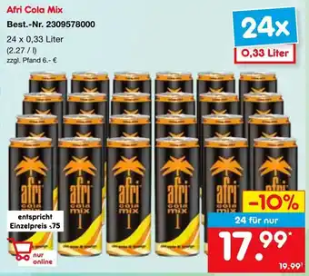 Netto Marken-Discount Afri Cola Mix 24x0,33 Liter Angebot