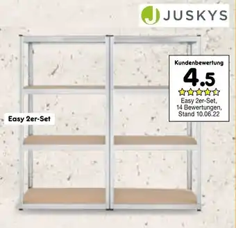 Netto Marken-Discount Juskys Lagerregale Easy 2er Set Angebot