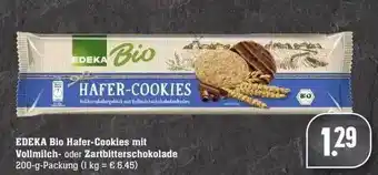 Edeka Edeka Bio Hafer-cookies Mit Vollmilch- Oder Zartbitterschokolade Angebot