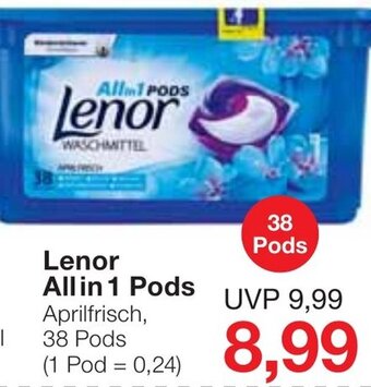 Jawoll Lenor All in 1 Pods Angebot