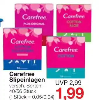 Jawoll Carefree Slipeinlagen Angebot