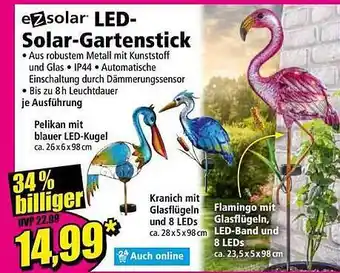 Norma Ezsolar Led-solar-gartenstick Angebot