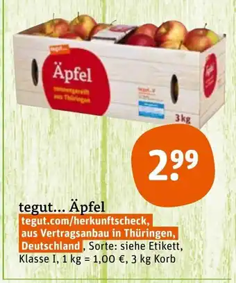 tegut tegut... Apfel 3kg Angebot