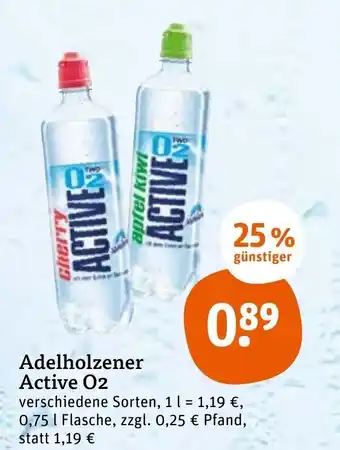 tegut Adelholzener Active 02 750 ml Angebot