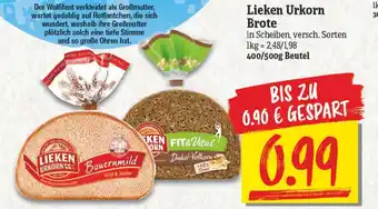 NP Discount Lieken Urkorn Brote 400/500 g Angebot