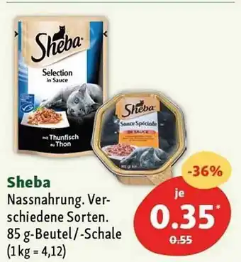 Fressnapf Sheba Nasnahrung Angebot