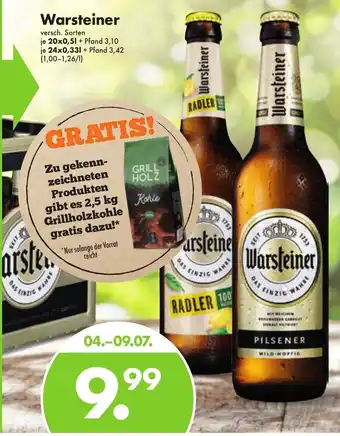 Trink und Spare Warsteiner 20*500ml/24*330ml Angebot