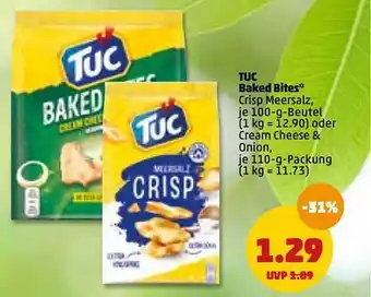 PENNY Tuc Baked Bites Crisp Meersalz Angebot