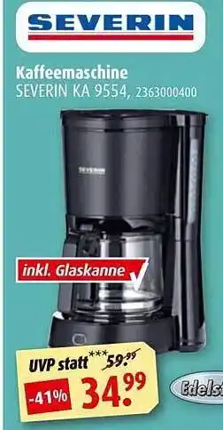 ROLLER Severin Kaffeemaschine Angebot