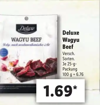 Lidl Deluxe Wagyu Beef 25 g Angebot