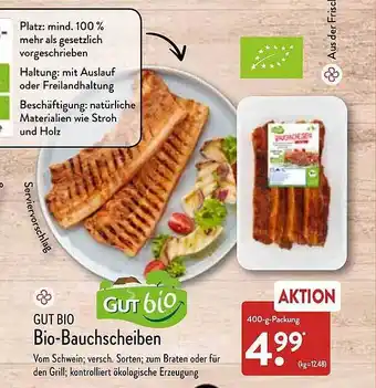 Aldi Nord Gut Bio Bio-bauchscheiben Angebot