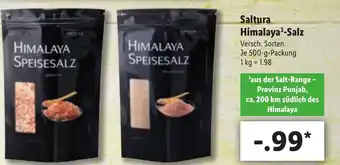 Lidl Saltura Himalaya Salz 500 g Angebot