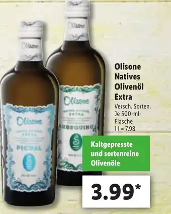 Lidl Olisone Natives Olivenöl Extra Angebot