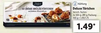 Lidl Deluxe Törtchen 100 g -/ 85 g Angebot