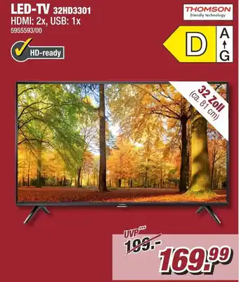 Poco Thomson LED-TV 32HD3301 Angebot