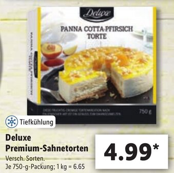 Lidl Deluxe Premium Sahnetorten Angebot