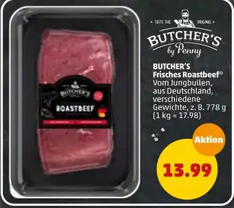 PENNY Butcher’s frisches roastbeef Angebot