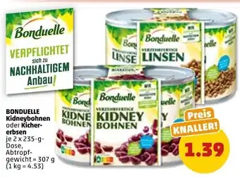 PENNY Bonduelle kidneybohnen oder kichererbsen Angebot