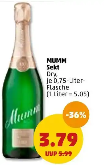 PENNY Mumm sekt Angebot