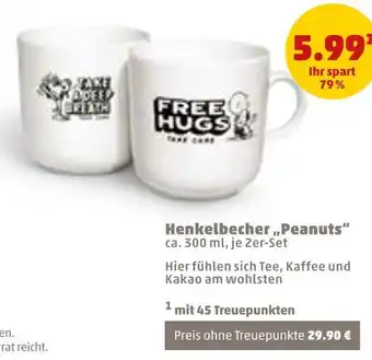 PENNY Henkelbecher „peanuts“ Angebot